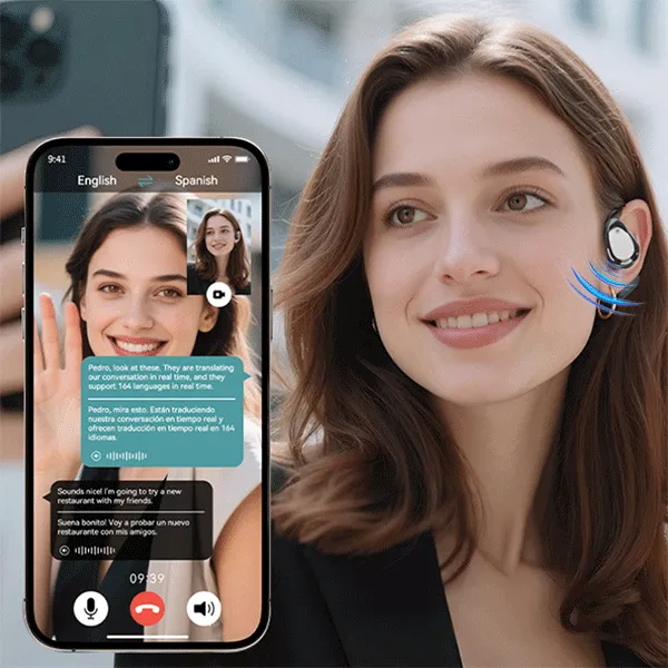 Earscribe SpeakFree assistant with companion app control